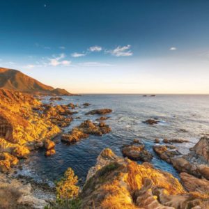 Rocky ocean shore