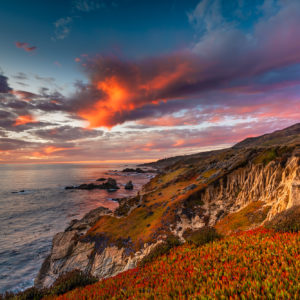 Garrapata Beach Sunset CA