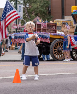 Boy with Flags Dan