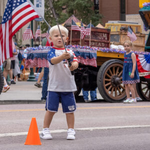 Boy with Flags Dan